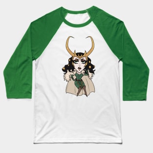 Lady Loki Baseball T-Shirt